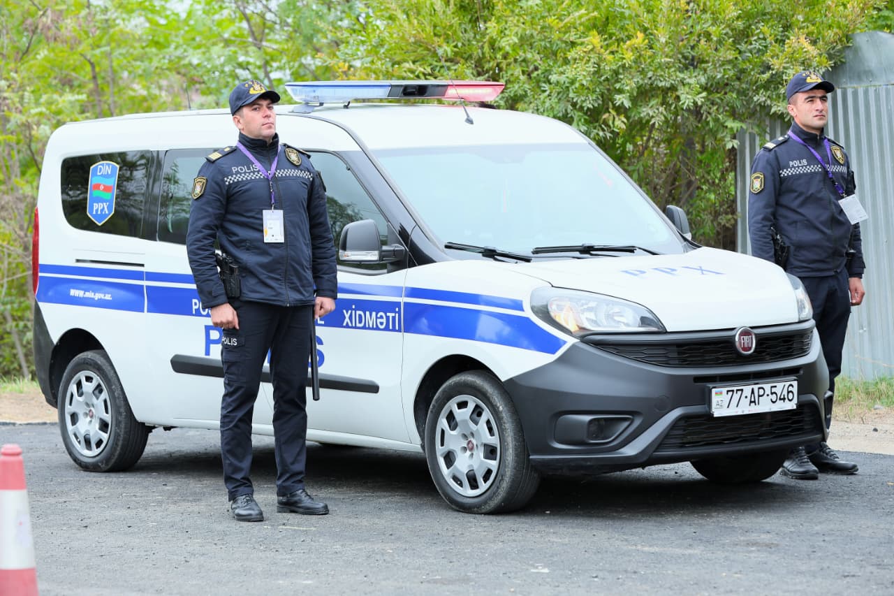 Xankəndidə polislər fasiləsiz xidməti davam etdirir - VİDEO