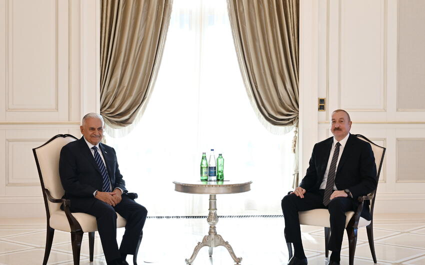 İlham Əliyev Qəbələdə Binəli Yıldırımı qəbul etdi