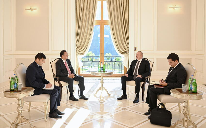 İlham Əliyev Qəbələdə Türk Dövlətləri Təşkilatının Baş katibini qəbul etdi