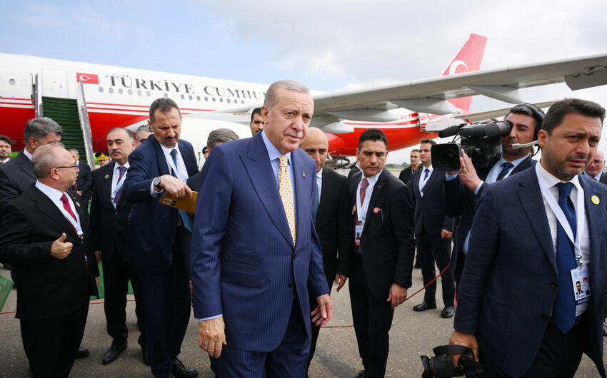 Rəcəb Tayyib Ərdoğan Azərbaycana gəldi