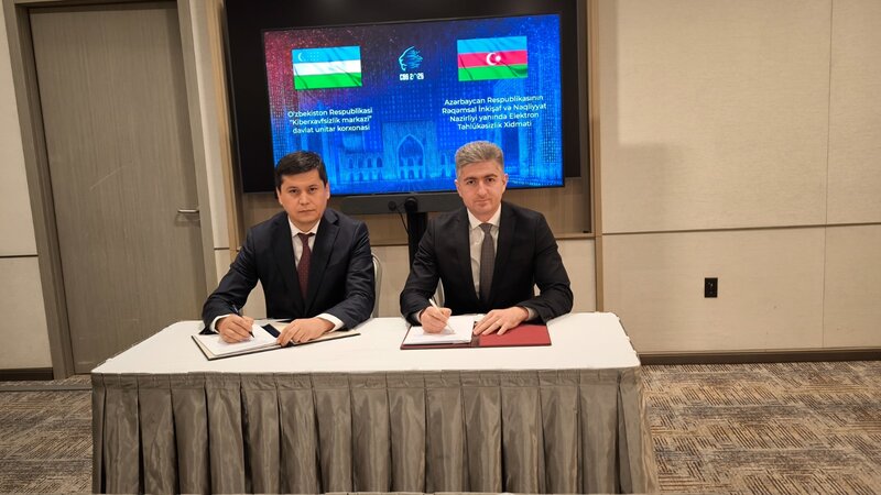 Özbəkistan ilə kibertəhlükəsizlik sahəsində Anlaşma Memorandumu imzalandı