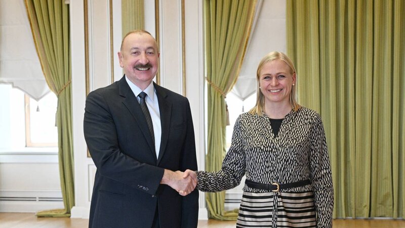 Prezident İlham Əliyev ATƏT-in fəaliyyətdə olan sədrini qəbul etdi -