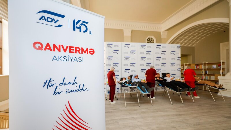 ADY-də ənənəvi qanvermə aksiyası keçirilib