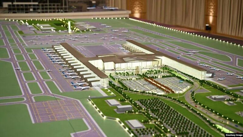 Özbəkistanda regional aviasiya mərkəzinə çevrilə biləcək hava limanı tikilir