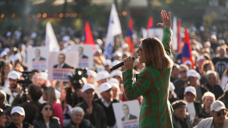 İrəvanda həbsdə olan Samvel Karapetyana dəstək aksiyası keçirilir