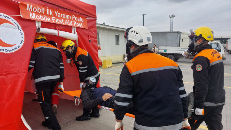 Sumqayıt Regional Mərkəzi mülki müdafiə məşqləri keçirdi -