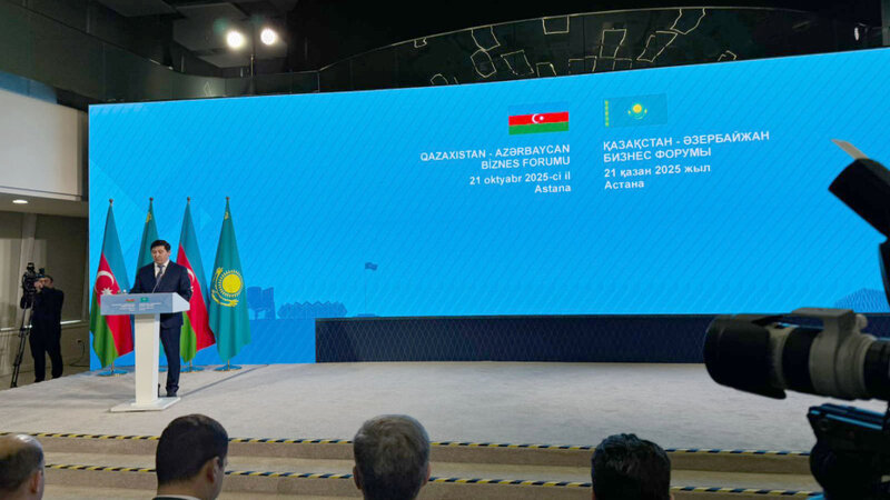 Astanada Qazaxıstan-Azərbaycan Biznes Forumu keçirilib