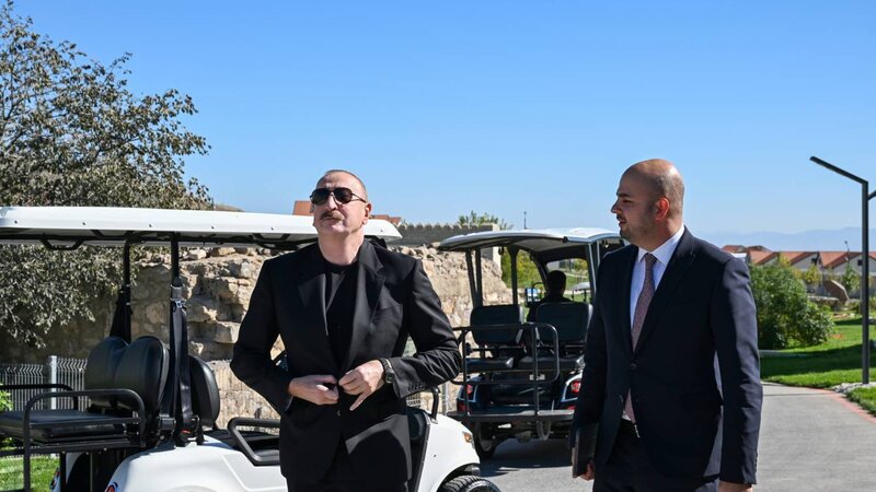 İlham Əliyev Cəbrayılın Horovlu kəndinin birinci mərhələsinin açılışında iştirak edib