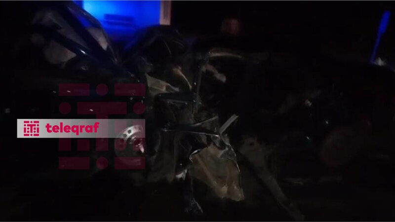 Bərdədə yol qəzasında ikisi ata-oğul olmaqla üç nəfər ölüb -