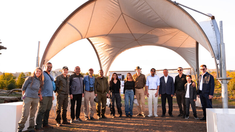 Leyla Əliyeva və Arzu Əliyeva Axar-Baxar Milli Parkının açılış mərasimində iştirak ediblər