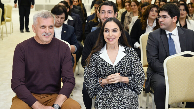Leyla Əliyeva “Hirkan” sənədli filminin təqdimatında iştirak edib
