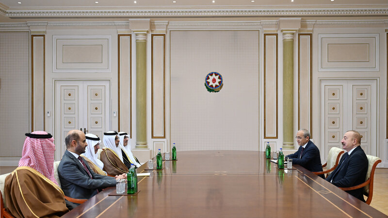 Prezident Ərəb Koordinasiya Qrupuna daxil olan üzv qurumların rəhbər şəxslərini qəbul etdi