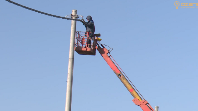 “Azərişıq” Zəngilanda yenidənqurma işlərini davam etdirir -