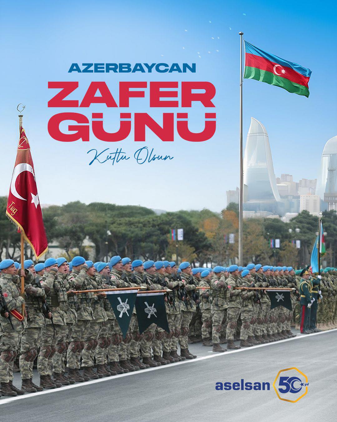 Türkiyənin texnologiya nəhəngi Azərbaycanı təbrik etdi