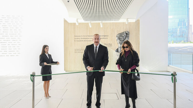 Prezidentin və birinci xanımın iştirakı ilə Zəfər muzeyinin açılışı oldu -