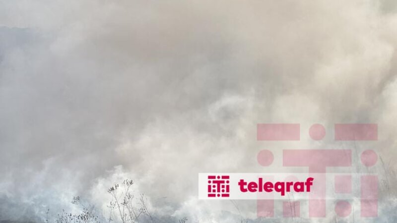 Gədəbəydə dağlıq ərazi yanır  -