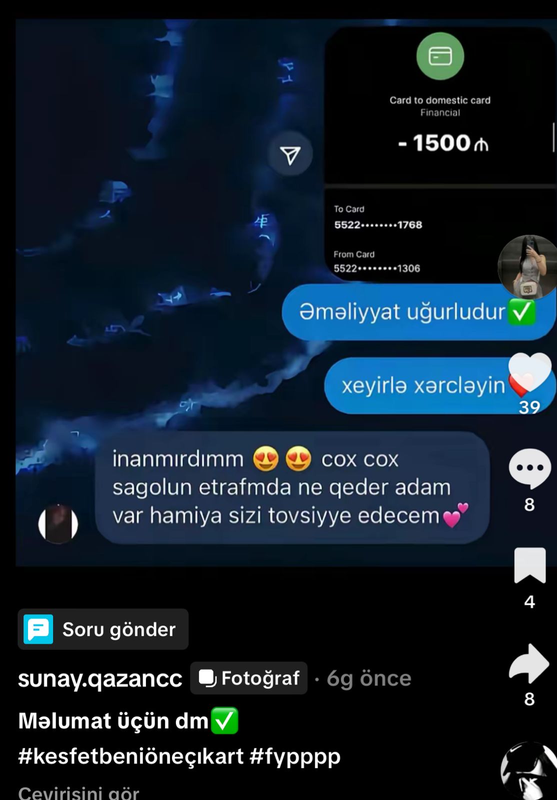 Yeni dələduzluq sxemi yaranıb: aldanmamaq üçün...