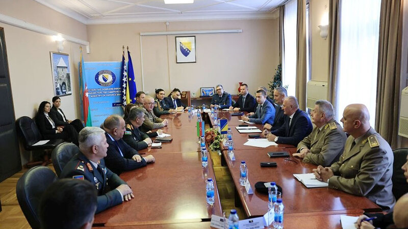 Zakir Həsənov Bosniya və Herseqovinanın müdafiə naziri ilə görüşdü