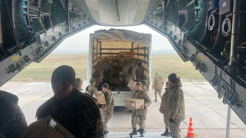 Qazaxıstan Əfqanıstana humanitar yardım göndərdi