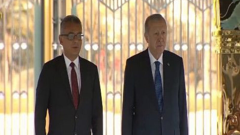 Ərdoğan Şimali Kipr Prezidenti ilə görüşdü