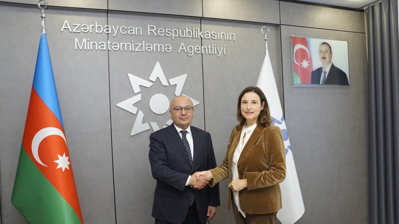 ANAMA sədri Aİ-nin Azərbaycandakı yeni səfiri ilə mina təmizləmə məsələlərini müzakirə edib