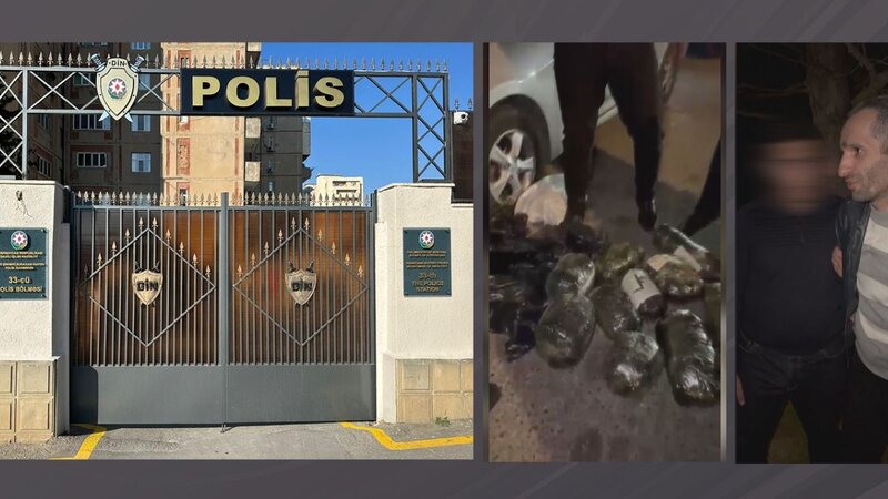 Narkokuryerdə 10 kilo marixuana aşkarlandı -