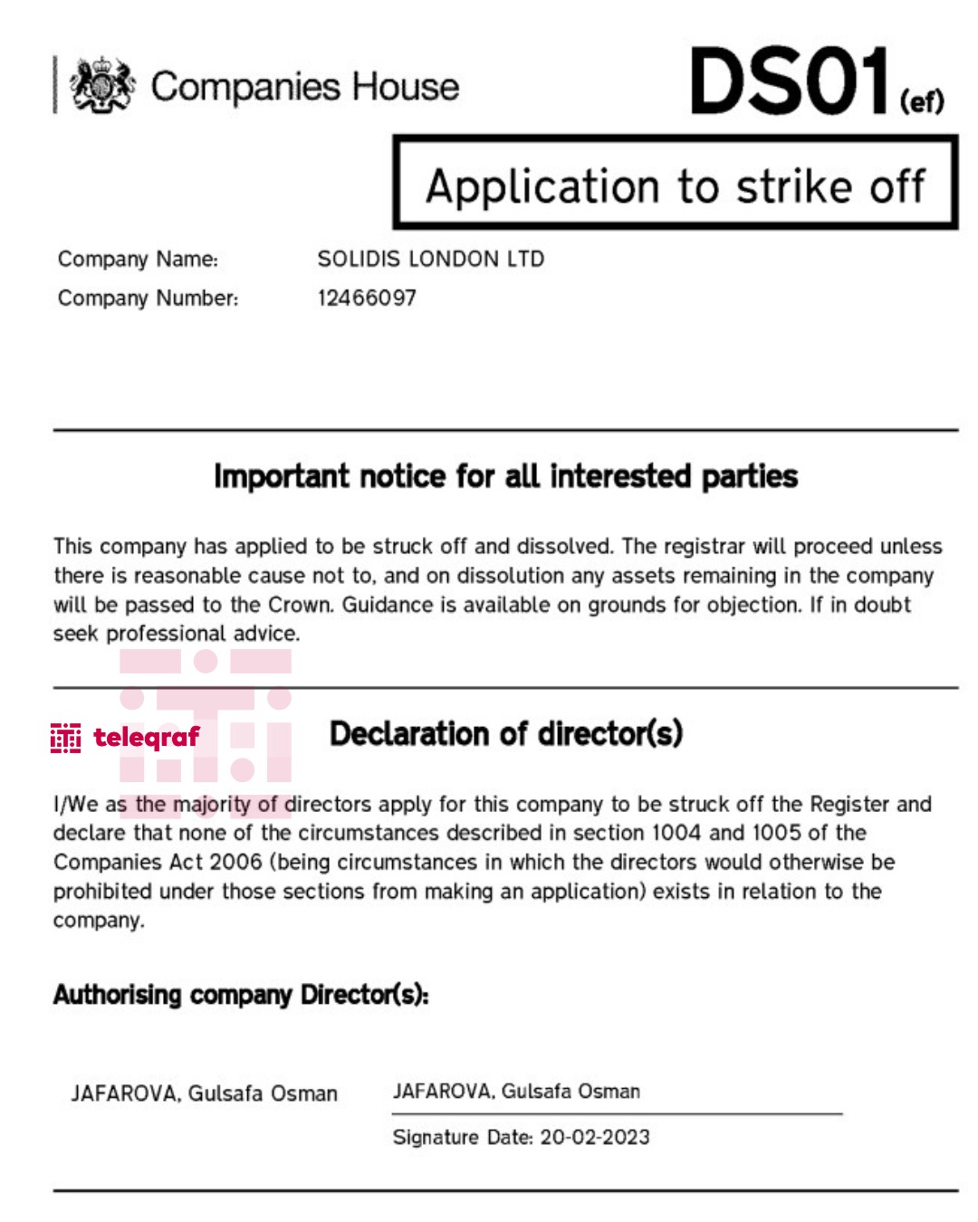 Adnan Əhmədzadənin xanımının Londonda şirkətləri var imiş - Faktlar 2 Adnan Əhmədzadənin xanımının Londonda şirkətləri var imiş - Faktlar