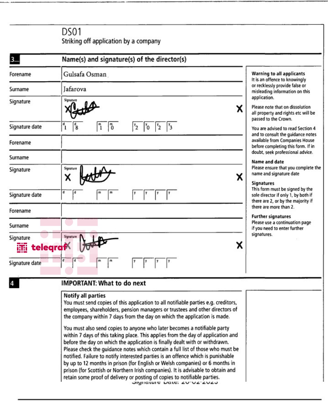 Adnan Əhmədzadənin xanımının Londonda şirkətləri var imiş - Faktlar 3 Adnan Əhmədzadənin xanımının Londonda şirkətləri var imiş - Faktlar
