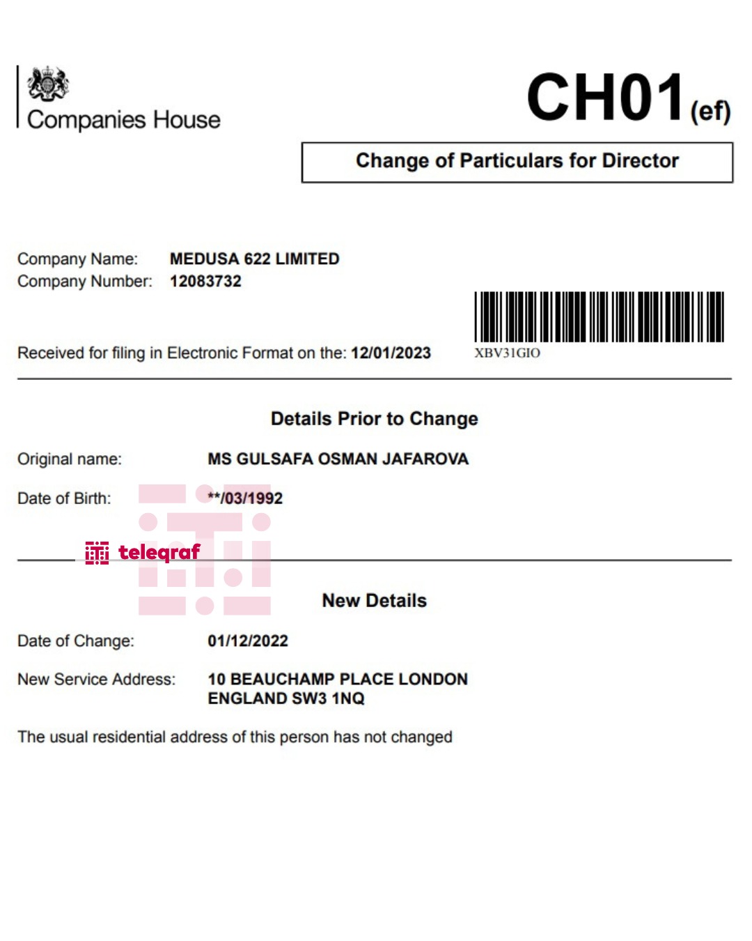 Adnan Əhmədzadənin xanımının Londonda şirkətləri var imiş - Faktlar 4 Adnan Əhmədzadənin xanımının Londonda şirkətləri var imiş - Faktlar