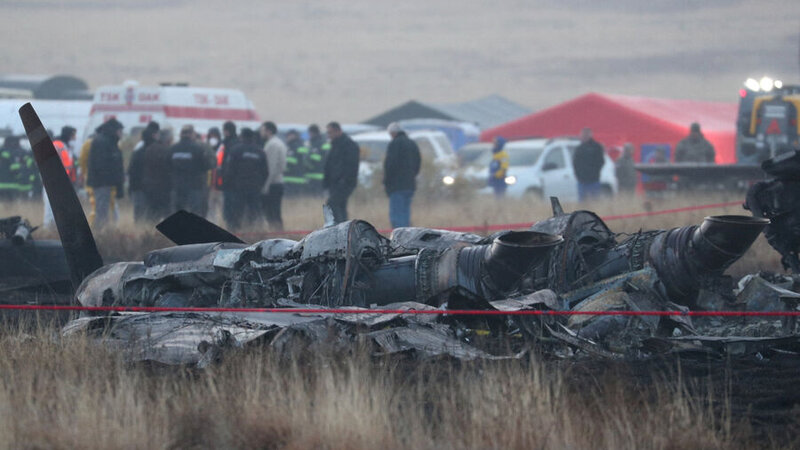 Qəzaya uğrayan Türkiyə təyyarənin "qara qutu"su 2 aya tədqiq olunacaq