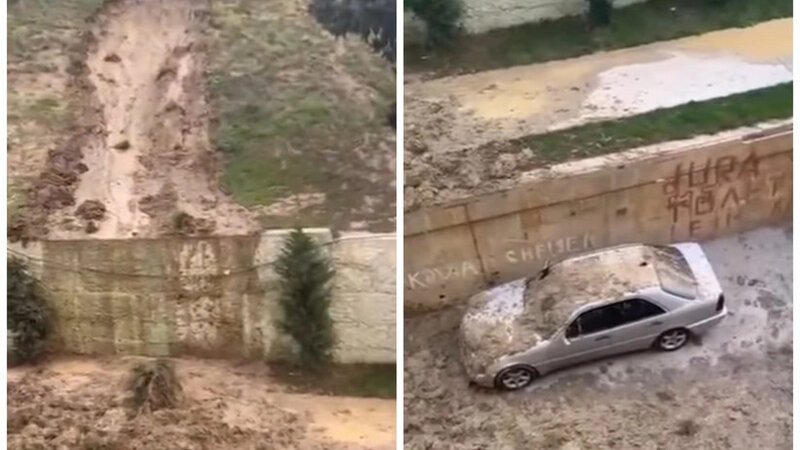 Əhmədli qəsəbəsində baş verən sürüşmə təhlil edilib