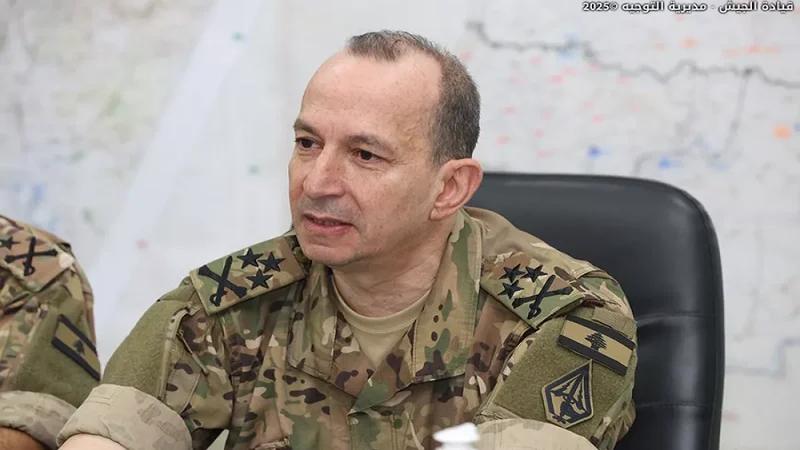 Livan ordusu rəhbərinin ABŞ səfəri İsrailə görə təxirə salındı