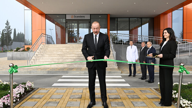 Prezident İlham Əliyev dərman preparatları istehsalı müəssisəsinin açılışında iştirak etdi -