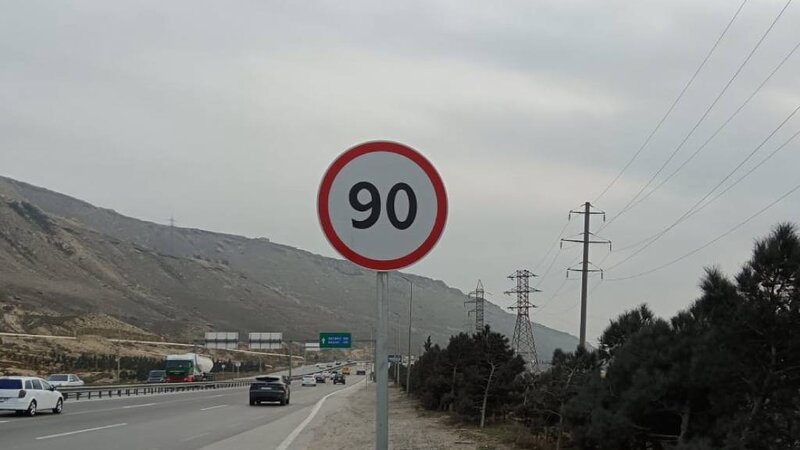 Bakı Dairəvi-1 avtomobil yolunda sürət həddi endirildi