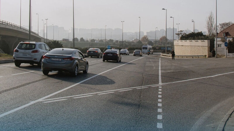 Şəhər şosesində xüsusi hərəkət zolağı yaradıldı