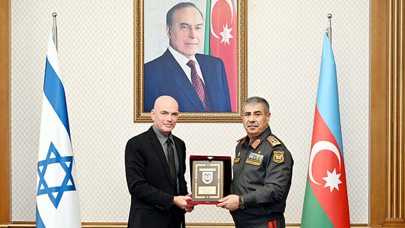 Zakir Həsənov İsrail nümayəndə heyətini qəbul etdi