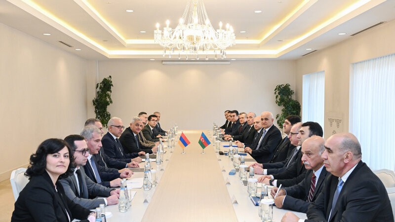 Şahin Mustafayev ilə Mher Qriqoryan Qəbələdə sərhədlərin delimitasiyası və təhlükəsizliyini müzakirə edib