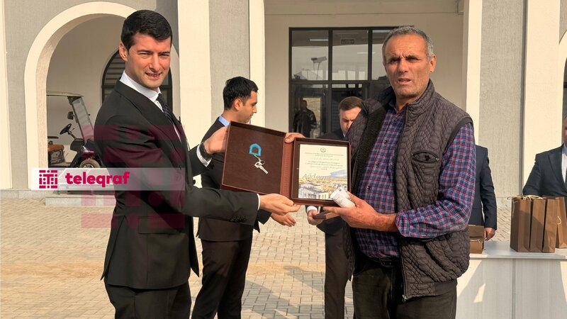 Xıdırlıya köçən ailələrə mənzillərin açarları təqdim edildi -