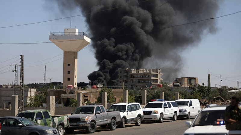 Dəməşq bombardman edildi