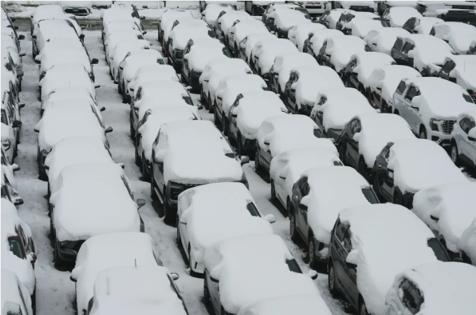 Qış fırtınası ABŞ-də Mərkəzi regionu iflic edib - FOTOLAR