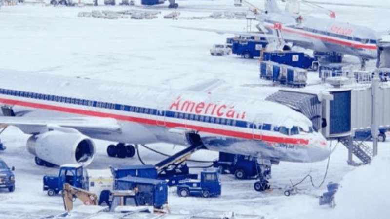 ABŞ-də hava şəraiti səbəbilə 8 mindən çox reys ləğv edilib