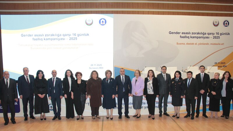 Suraxanıda qadın hüquqları və zorakılığa qarşı mübarizə mövzusunda konfrans keçirildi