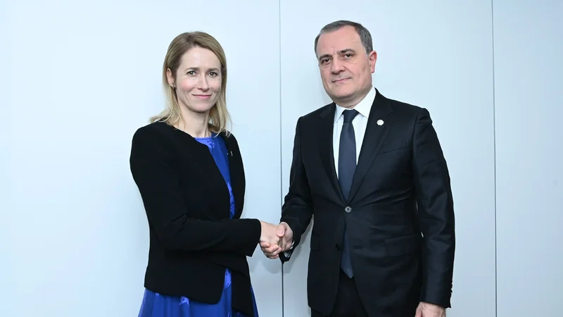 Ceyhun Bayramov Kaya Kallas ilə görüşdü