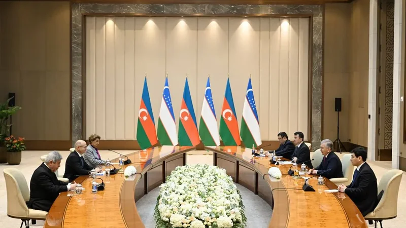 Pərviz Şahbazov Özbəkistan Prezidenti ilə birgə layihələrin irəli sürülməsini müzakirə etdi