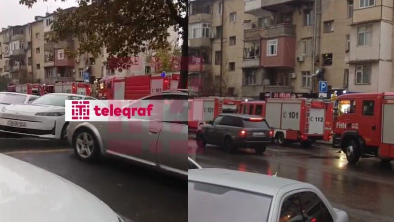 Bakıda obyektdə yanğən oldu, 3 nəfər xəsarət aldı -
