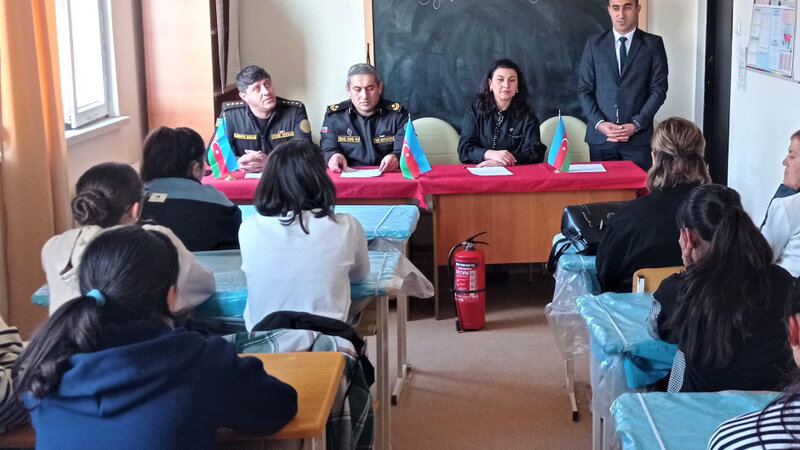 Fövqəladə Hallar Nazirliyi tərəfindən silsilə maarifləndirmə tədbirləri keçirildi -