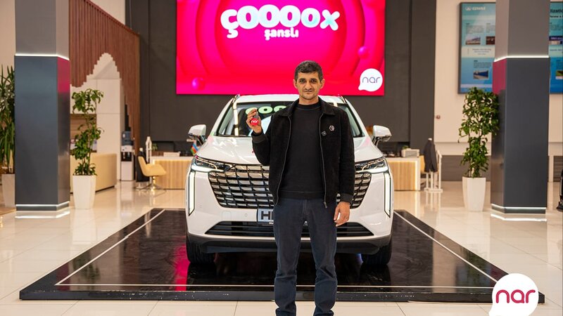 “Nar”ın “Çoox Şanslı” lotereyasında 6-cı avtomobil sahibini tapdı!