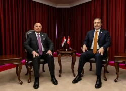 Hakan Fidan suriyalı həmkarı ilə görüşdü