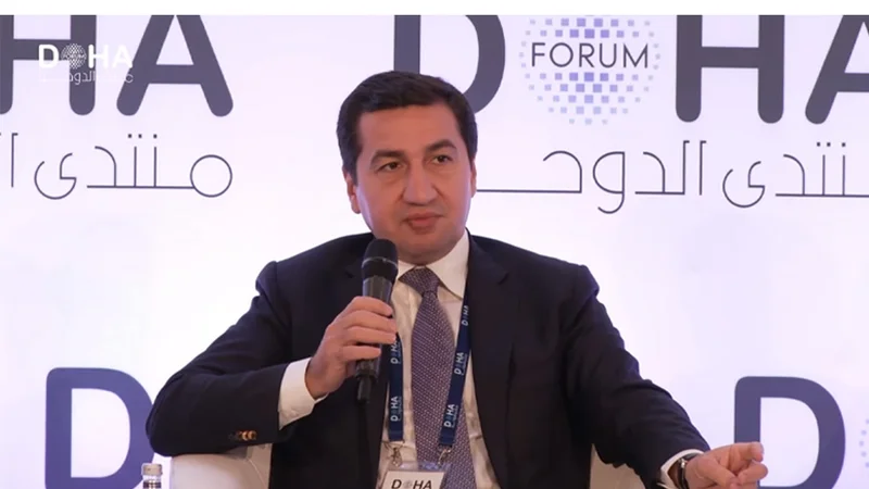 Hikmət Hacıyev Dohadakı müzakirələrlə bağlı paylaşım etdi -