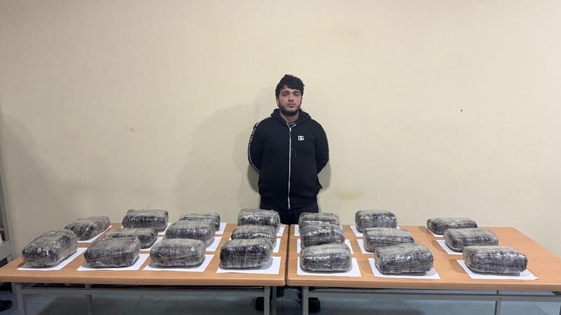 İrandan Azərbaycana külli miqdarda narkotik vasitənin keçirilməsinin qarşısı alındı